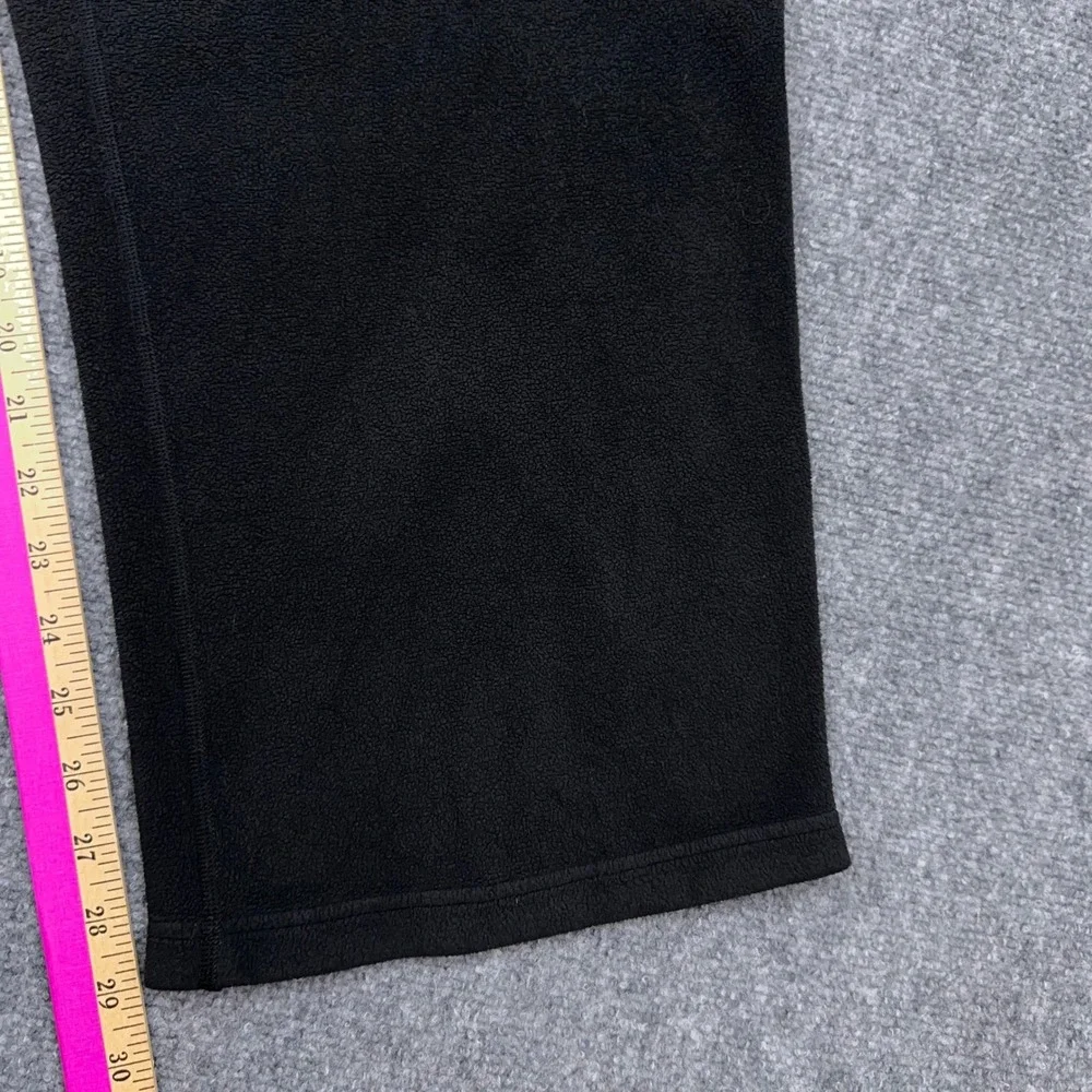 The North Face TKA 100 Polartec Classic Fleece Pants Men XL SHORT Black Straight